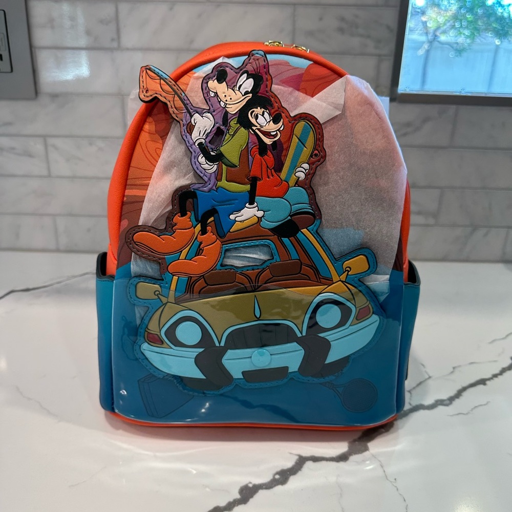 NEW Loungefly Disney GOOFY MOVIE  Goofy & Max  Mini Backpack Disney100